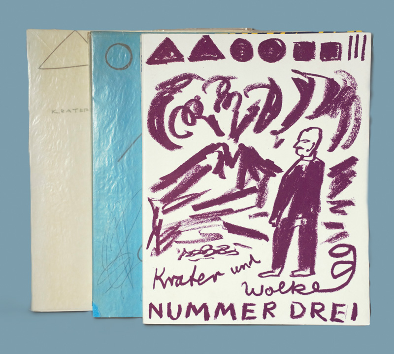 Lot 3284, Auction 126, Krater und Wolke, Hrsg. von Ralf Winkler (A. R. Penck). Nummern 3, 4, und 5