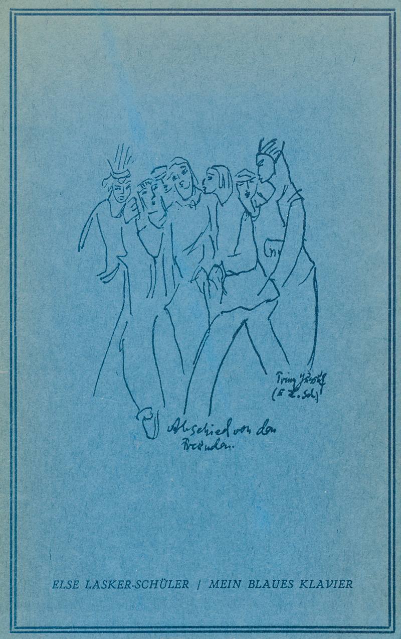 Lot 3293, Auction 126, Lasker-Schüler, Else, Mein blaues Klavier. Jerusalem 1943