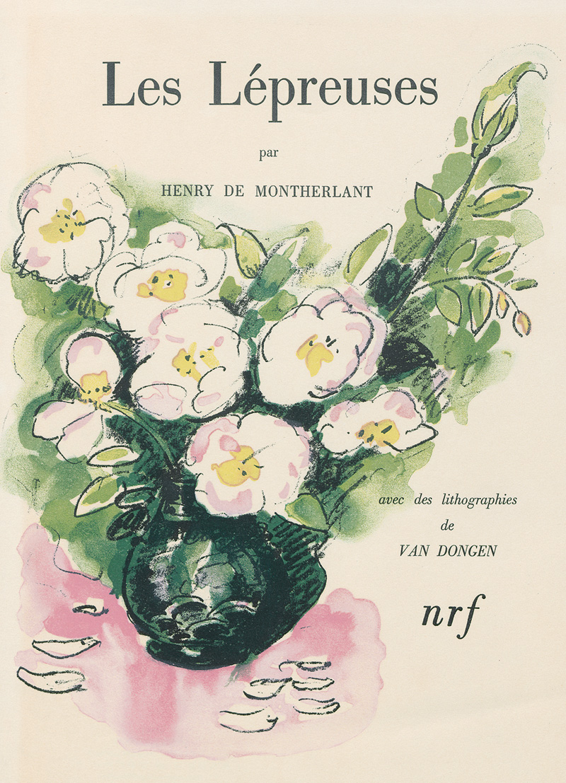 Lot 3316, Auction 126, Montherlant, Henry de und Dongen, Kees van - Illustr., Les Lépreuses