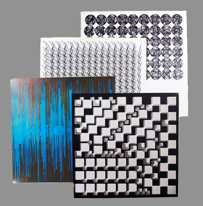 Lot 3321, Auction 126, Nees, Georg, Computergrafik Computerplastik. 10 Computergrafiken. 1970