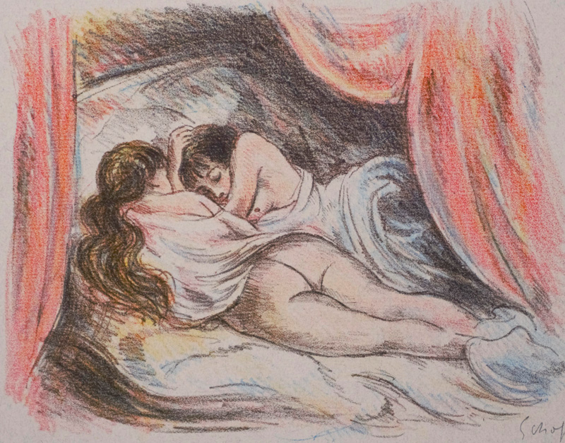 Lot 3363, Auction 126, Schoff, Otto, Mädchen im Bade. Mädchen auf dem Lande