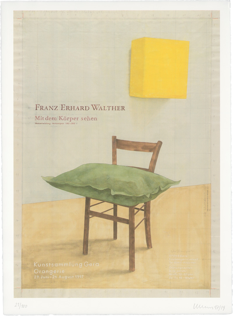 Lot 3395, Auction 126, Walther, Franz Erhard, Manifestationen (Vorzugsausgabe mit 4 separaten Farbsiebdrucken