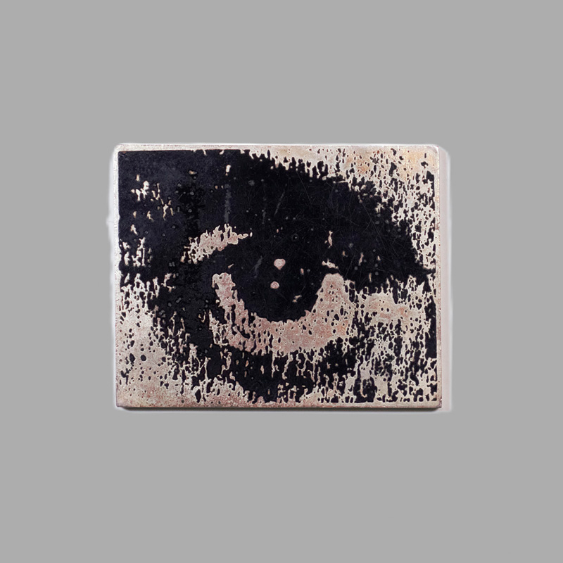 Lot 3431, Auction 126, Man Ray, Photokina Köln 1960. Stahlplatte mit Lackdruck von Man Ray