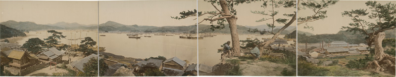 Lot 4057, Auction 126, Japan, Panorama of Nagasaki