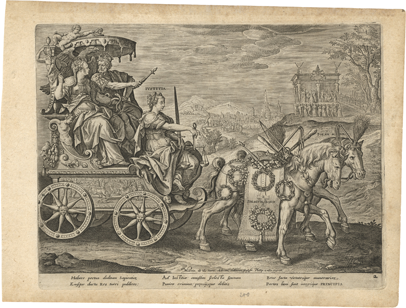 Lot 5066, Auction 126, Collaert, Adriaen, Die göttliche Bestimmung der drei Stände