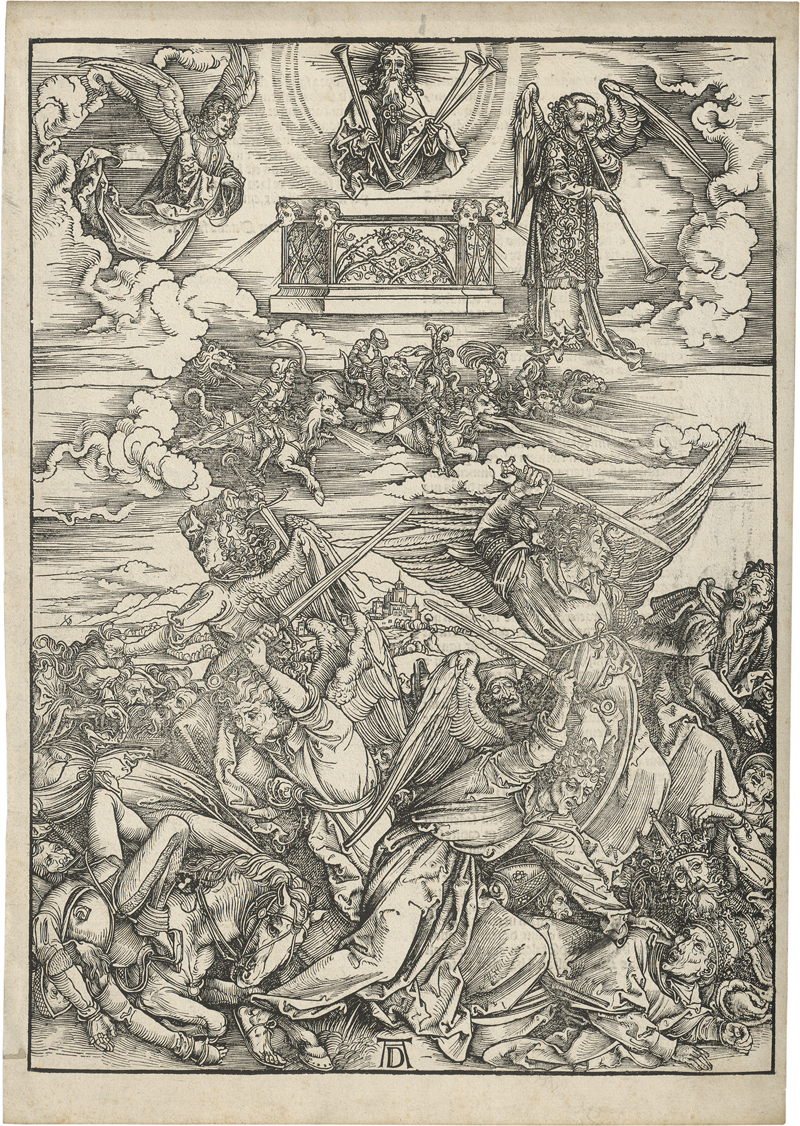 Lot 5099, Auction  126, Dürer, Albrecht, Der Engelkampf