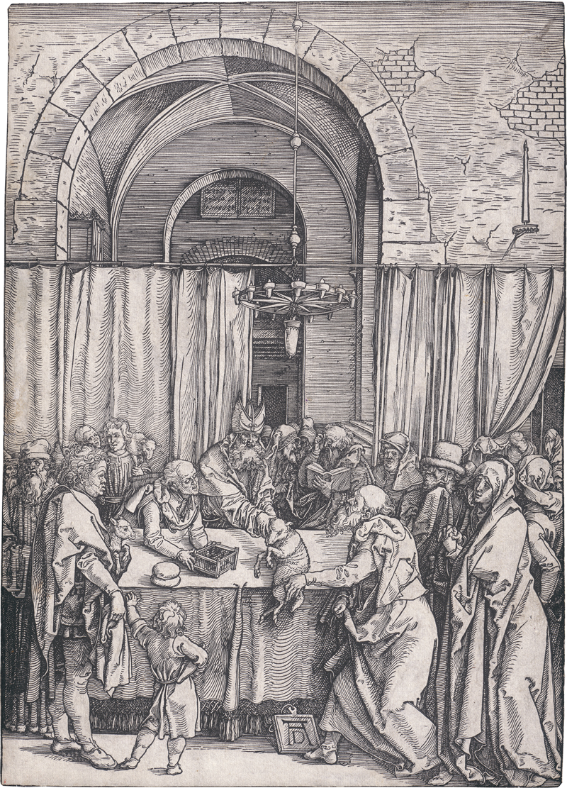 Lot 5101, Auction 126, Dürer, Albrecht, Joachim wird vom Hohepriester zurückgewiesen