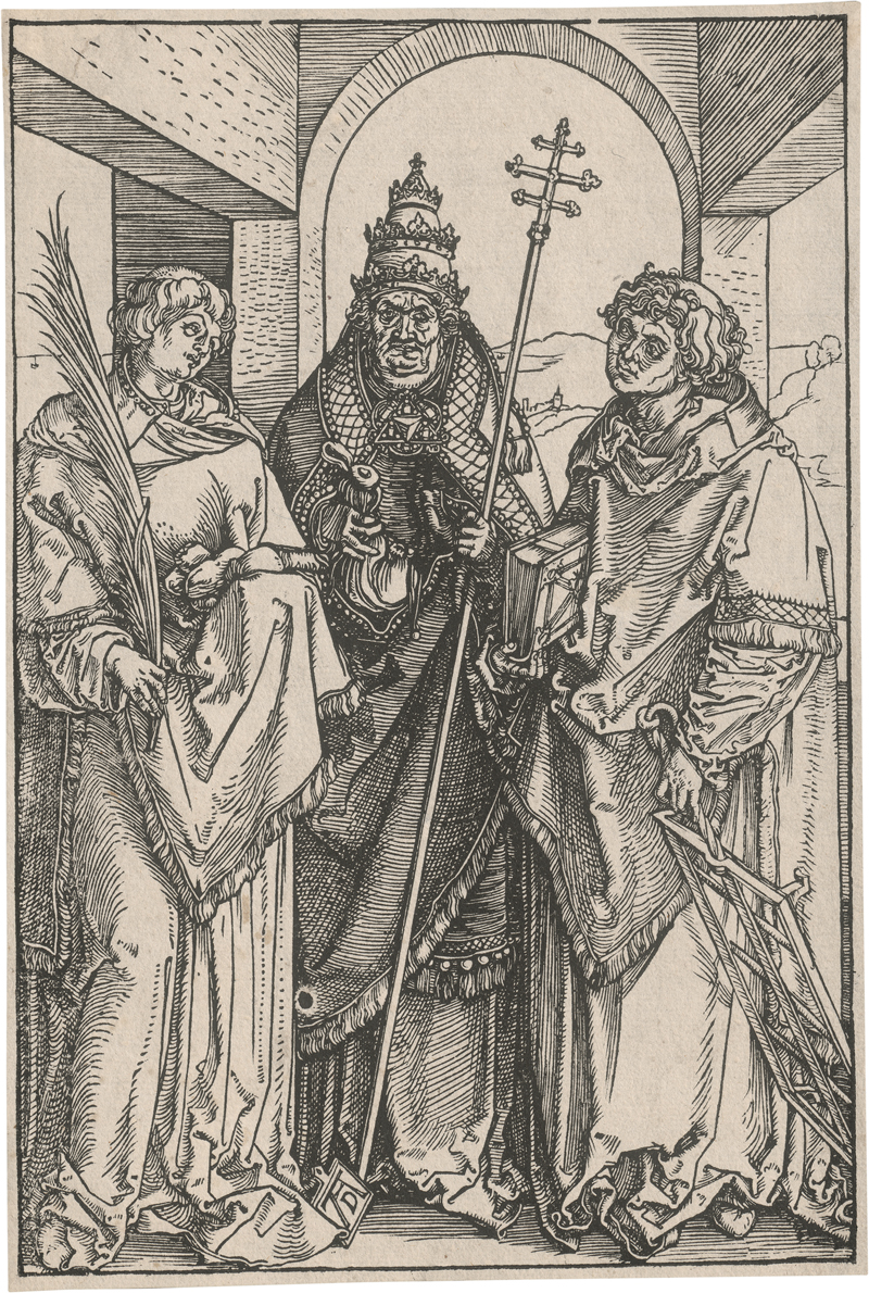 Lot 5109, Auction 126, Dürer, Albrecht, Die heiligen Stephan, Sixtus und Lorenz