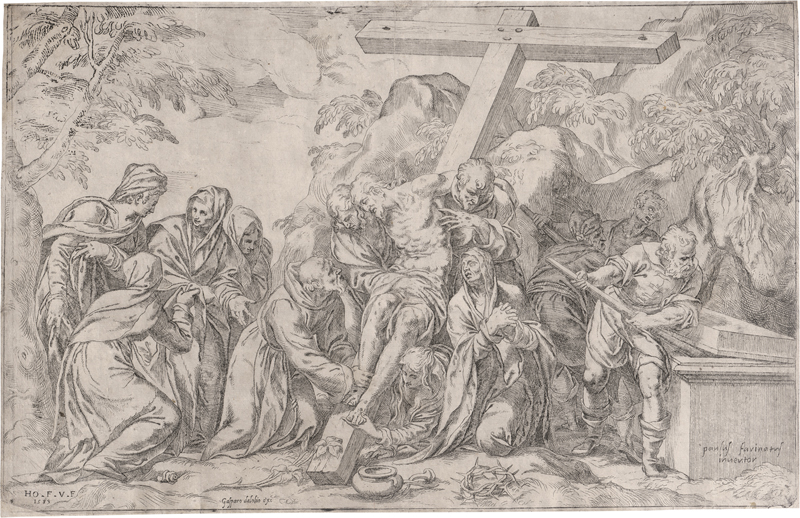 Lot 5118, Auction 126, Farinati, Orazio, Die Kreuzabnahme