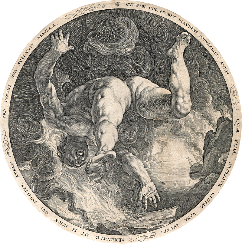 Lot 5127, Auction 126, Goltzius, Hendrick, Der Sturz des Ixion.