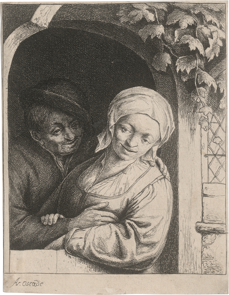 Lot 5181, Auction 126, Ostade, Adriaen van, Die ländliche Zärtlichkeit