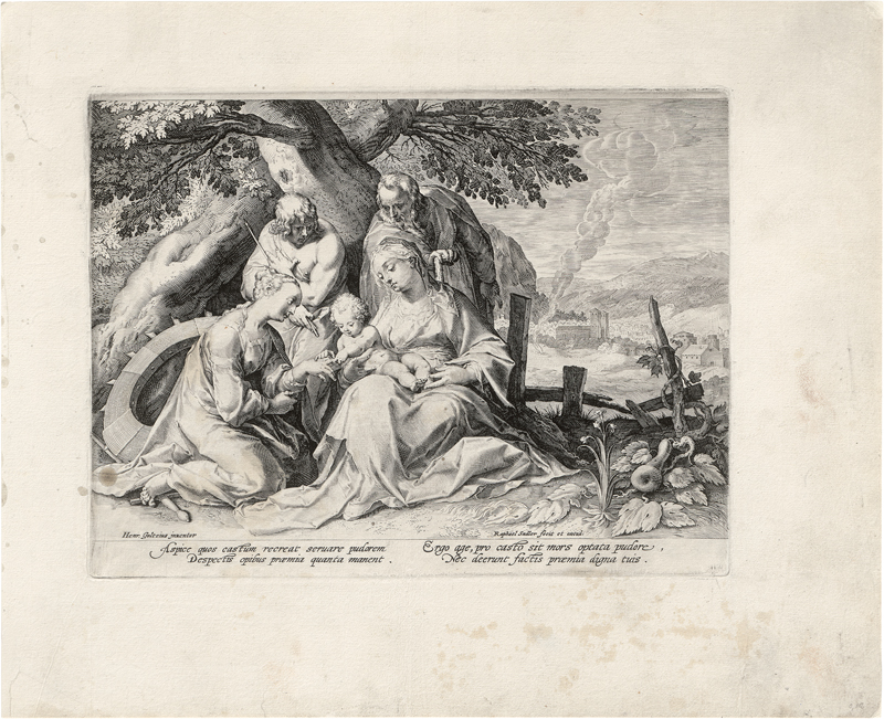 Lot 5227, Auction  126, Sadeler I, Raphael - zugeschrieben, Die Anbetung der Hirten