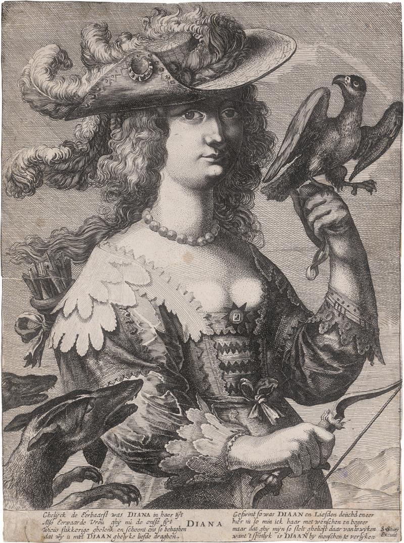 Lot 5231, Auction 126, Savery, Salomon, Bildnis einer Dame als Diana