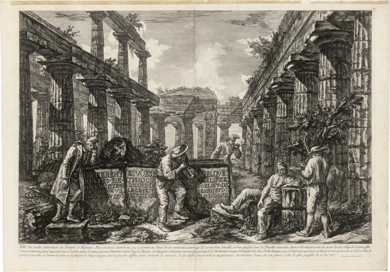 Lot 5324, Auction 126, Piranesi, Giovanni Battista, Différents vues de quelques Restes ... Ville de Pesto
