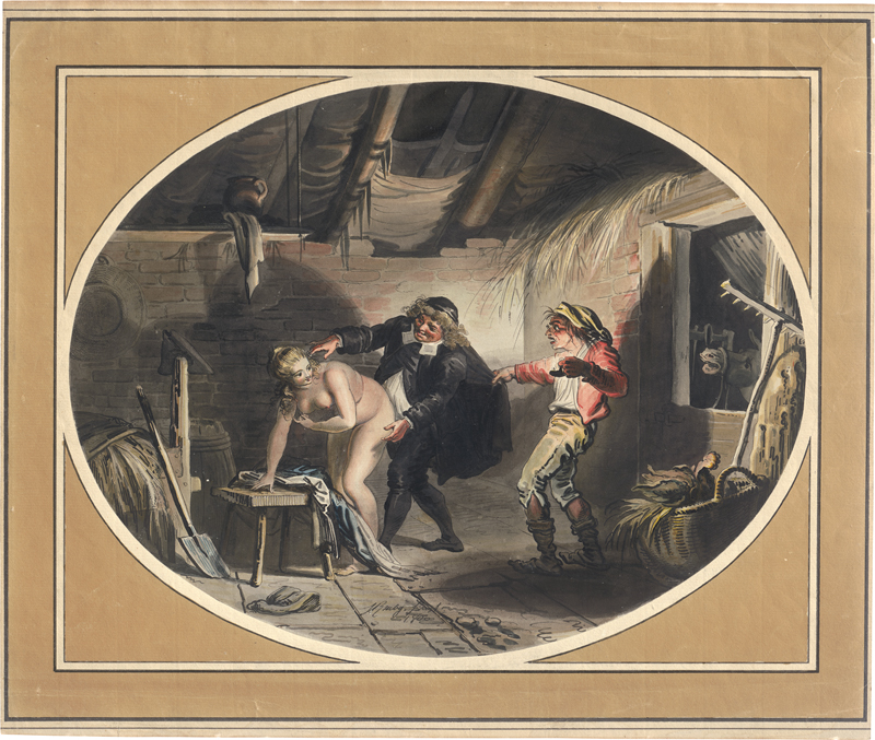 Lot 5405, Auction 126, Ramberg, Johann Heinrich, Tête-à-tête im Stall