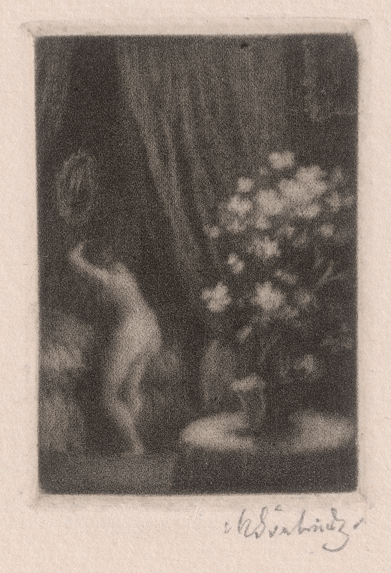 Lot 5464, Auction 126, Švabinský, Max, Weiße Kamelien (kleines Hochformat); Weiße Kamelien (kleines Querformat)