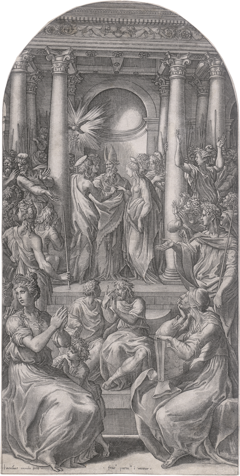 Lot 5518, Auction 126, Caraglio, Jacopo, Die Hochzeit der Jungfrau
