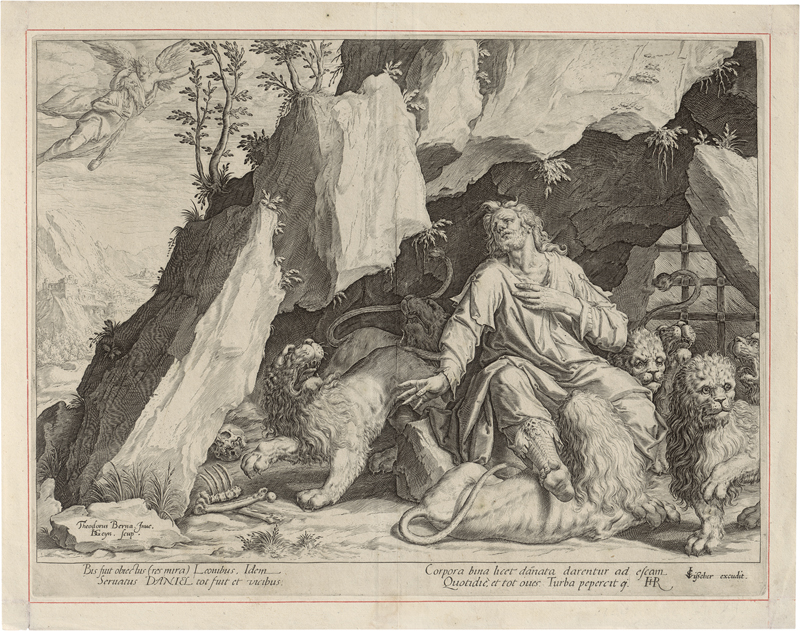 Lot 5555, Auction 126, Gheyn II, Jacques de, Daniel in der Löwengrube