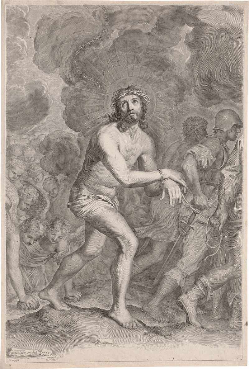 Lot 5625, Auction 126, Mellan, Claude, Christus wird zum Kreuz geführt