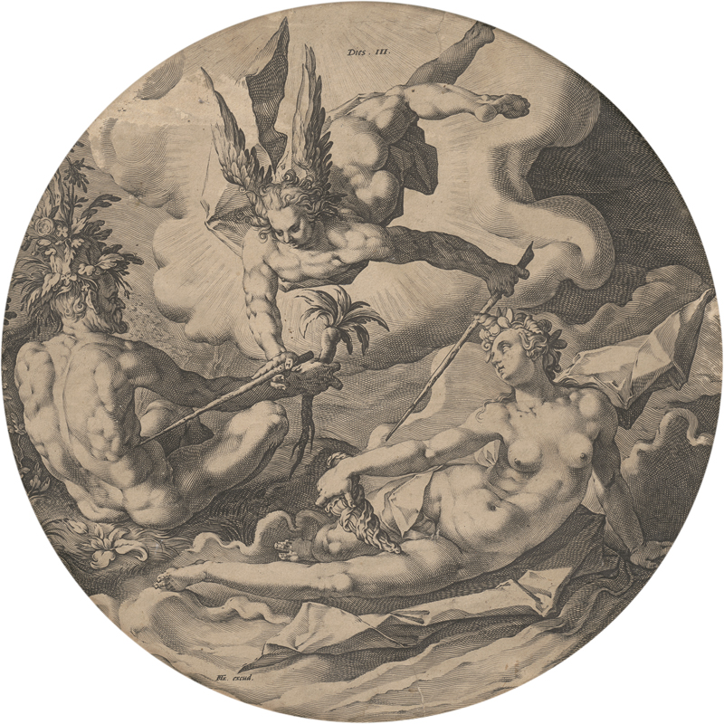 Lot 5631, Auction 126, Muller, Jan Harmensz., Dies III: Die Trennung von Wasser und Land