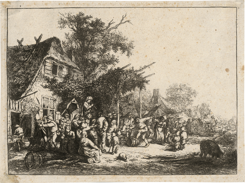 Lot 5644, Auction  126, Ostade, Adriaen van, Der Tanz unter der Laube