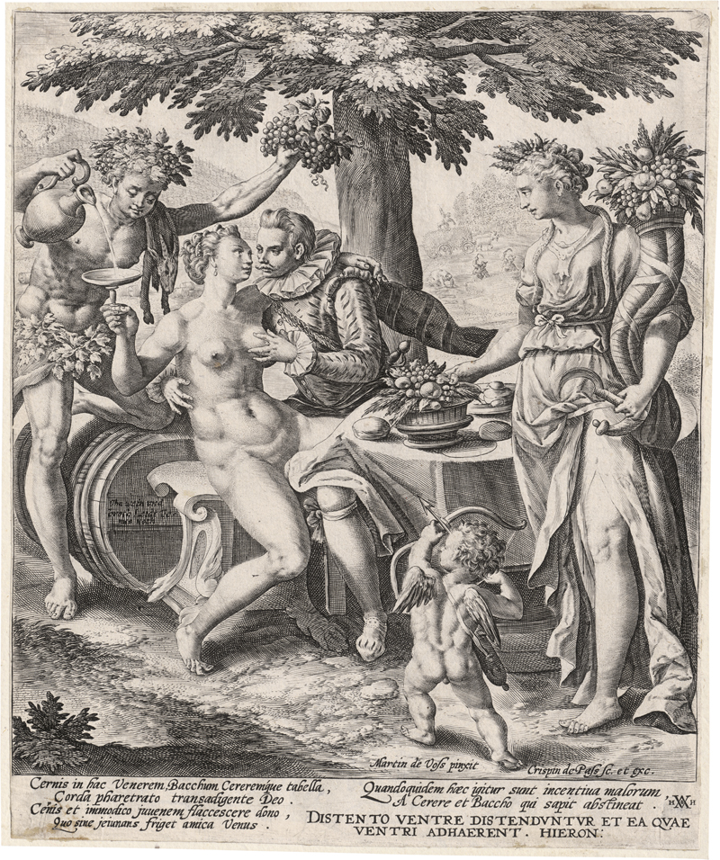 Lot 5647, Auction  126, Passe d. Ä., Crispijn de, Venus, Ceres und Bacchus