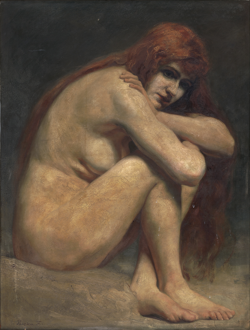 Lot 6187, Auction 126, Paczka, Ferenc, Sinnender Frauenakt