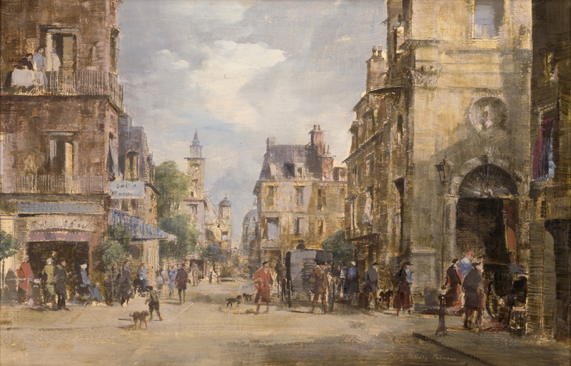 Lot 6230, Auction 126, Pallmann, Peter Götz, Straße in Lille