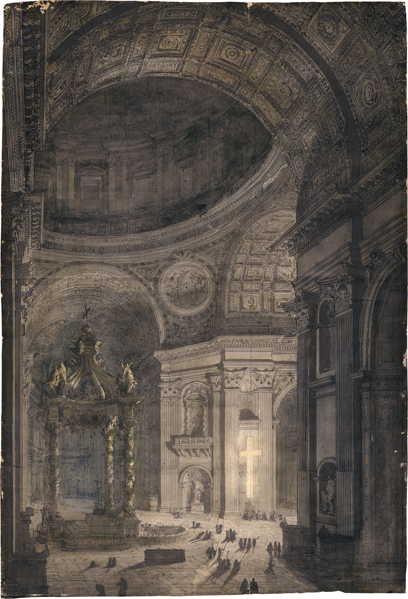 Lot 6583, Auction 126, Desprez, Louis-Jean, Illumination de la Croix de Saint-Pierre