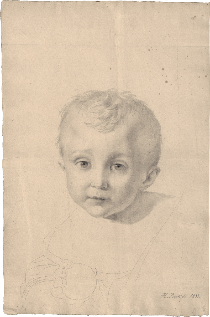 Lot 6651, Auction  126, Beck, Johann Heinrich, Bildnis eines Kindes, in der Hand einen Ball haltend