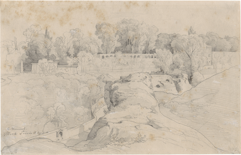 Lot 6666, Auction 126, Hummel, Carl Maria Nikolaus, Partie auf dem Monte Pincio in Rom