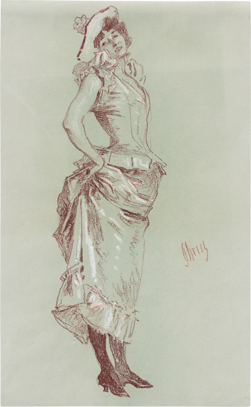 Lot 6724, Auction 126, Chéret, Jules, "Cherette". Junge Frau im Unterrock