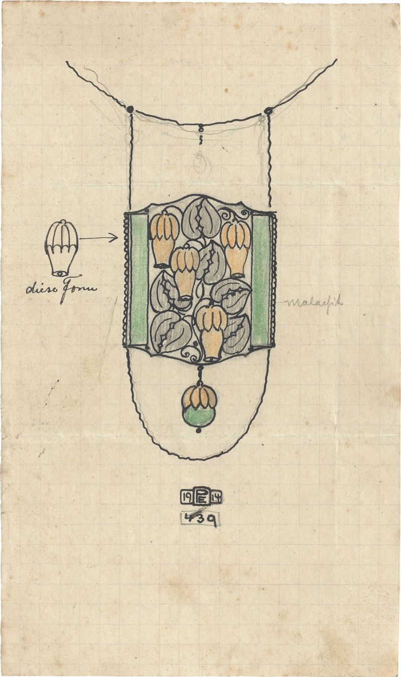 Lot 6735, Auction 126, Pflaumer, Eugen, Zwei Entwürfe für Anhänger