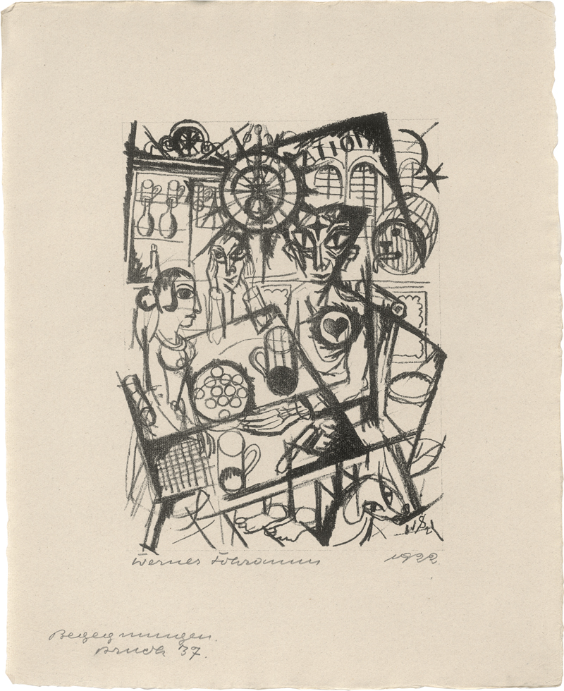 Lot 7074, Auction 126, Schramm, Werner, Begegnungen