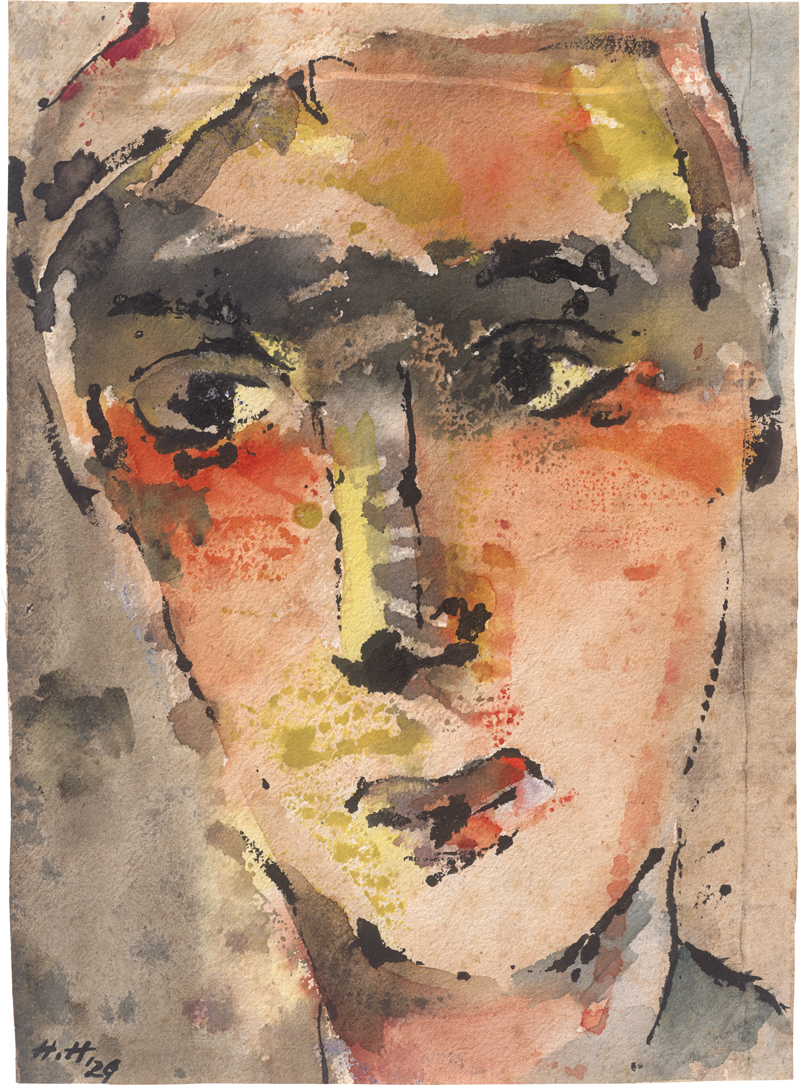 Lot 7135, Auction 126, Höch, Hannah, Frauenbildnis (Selbstportrait?)