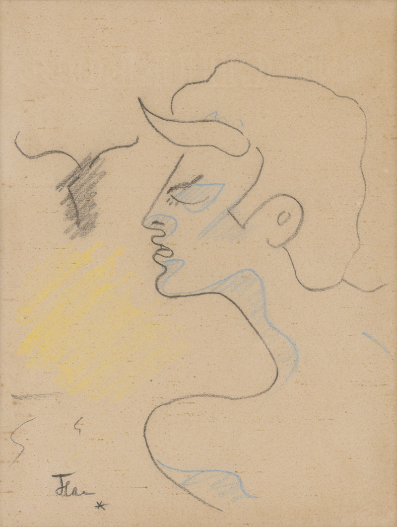 Lot 7154, Auction 126, Cocteau, Jean, Homme-Toro chantant le flamenco