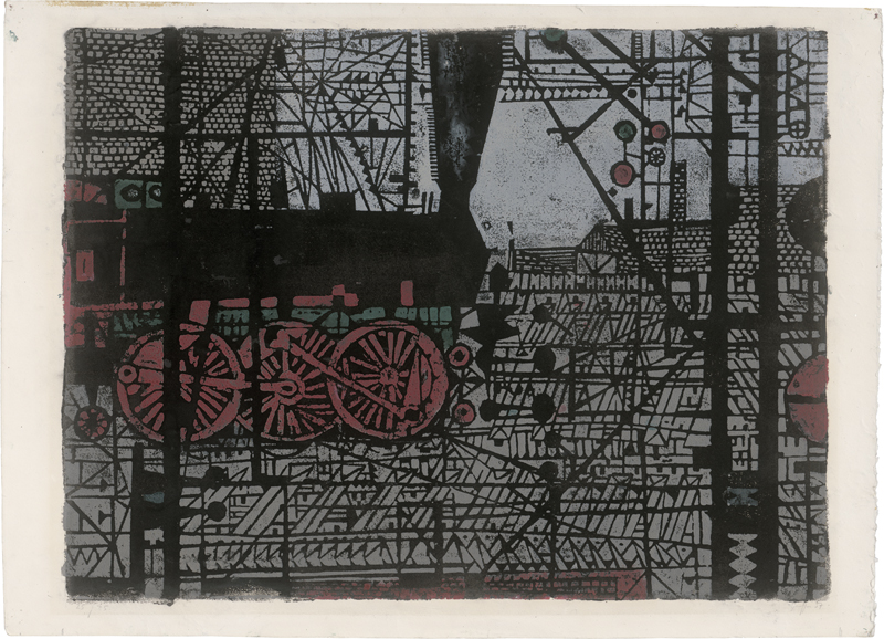 Lot 7166, Auction 126, Janssen, Horst, Eisenbahn