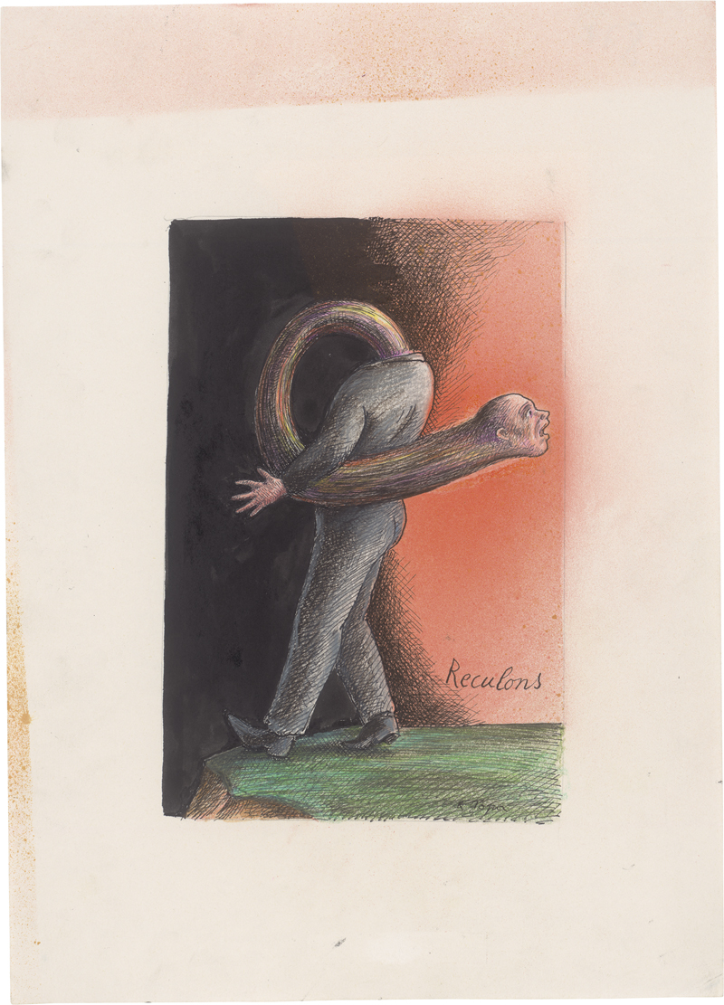 Lot 7218, Auction  126, Topor, Roland, Reculons