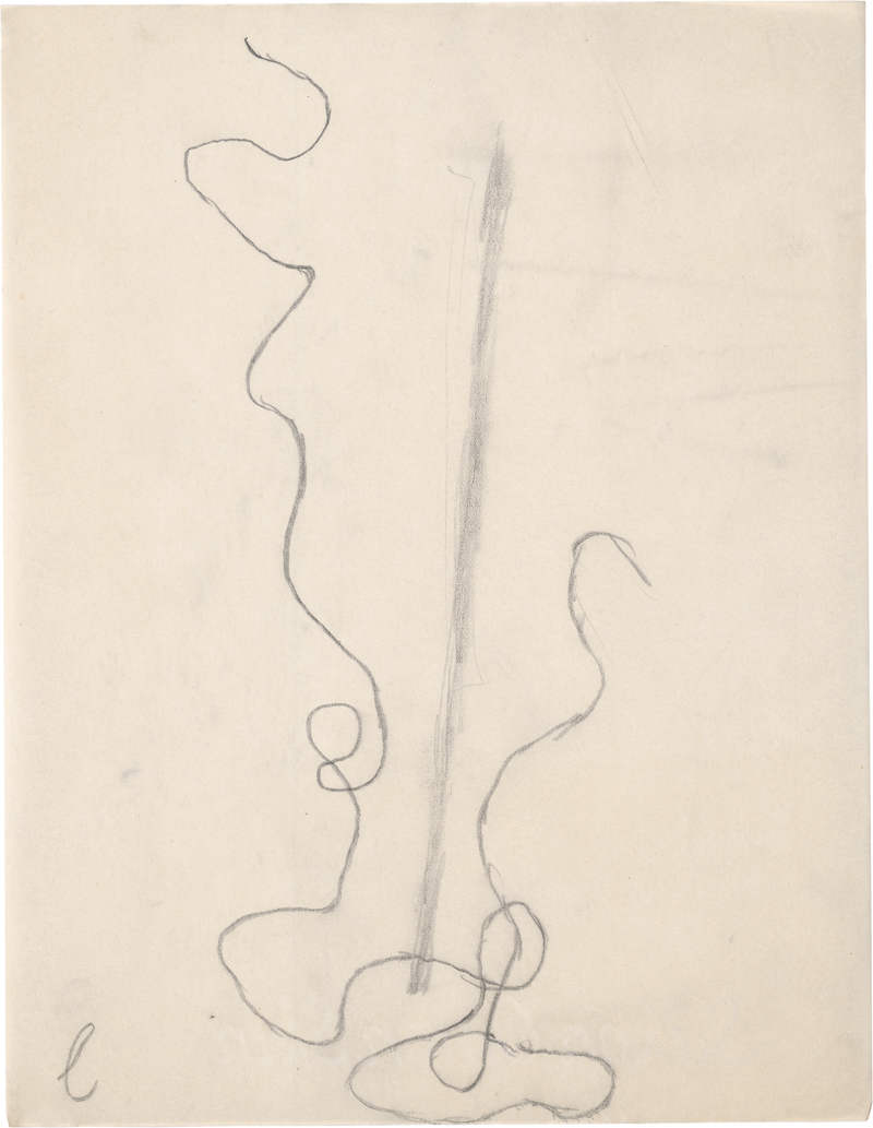 Lot 8030, Auction 126, Bauer, Rudolf, Lineare Komposition