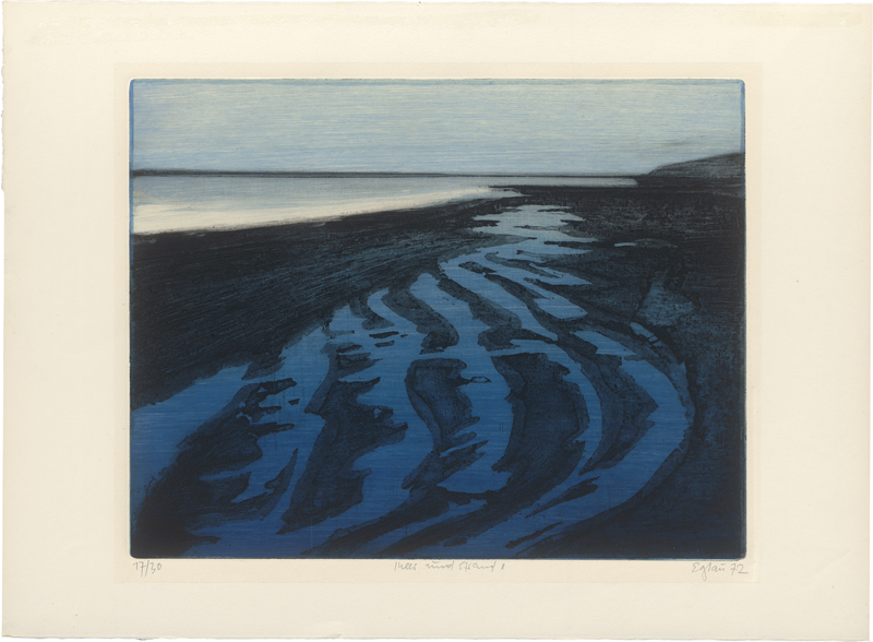 Lot 8093, Auction 126, Eglau, Otto, Meer und Strand; Watt Land; Meer Land